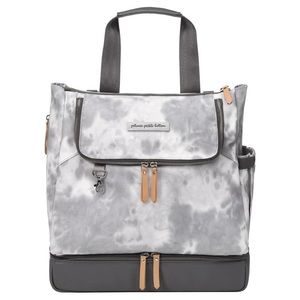 Petunia Pickle Bottom Pivot Diaper Backpack in Swirl Tie Dye Grey